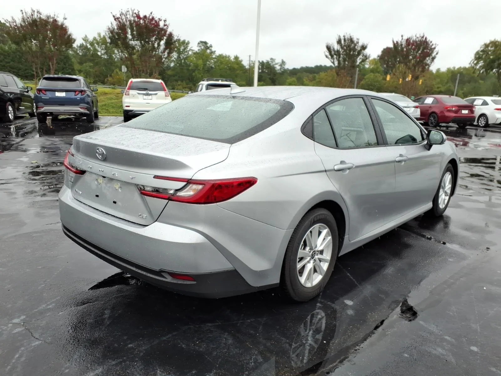 Used 2025 Celestial Silver Metallic Toyota LE image 2