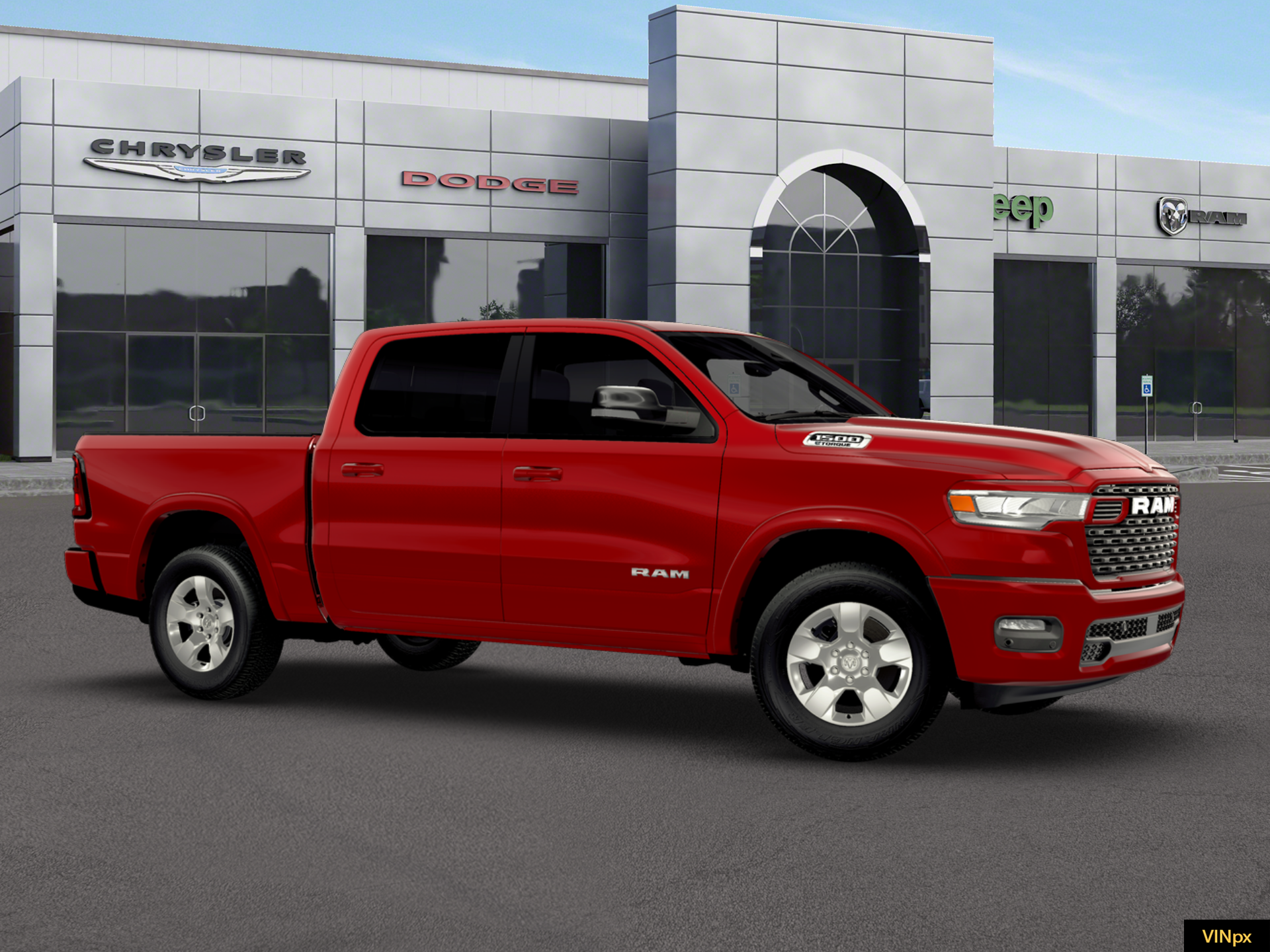 New 2026 Molten Red Pearl-Coat Exterior Paint RAM  image 10