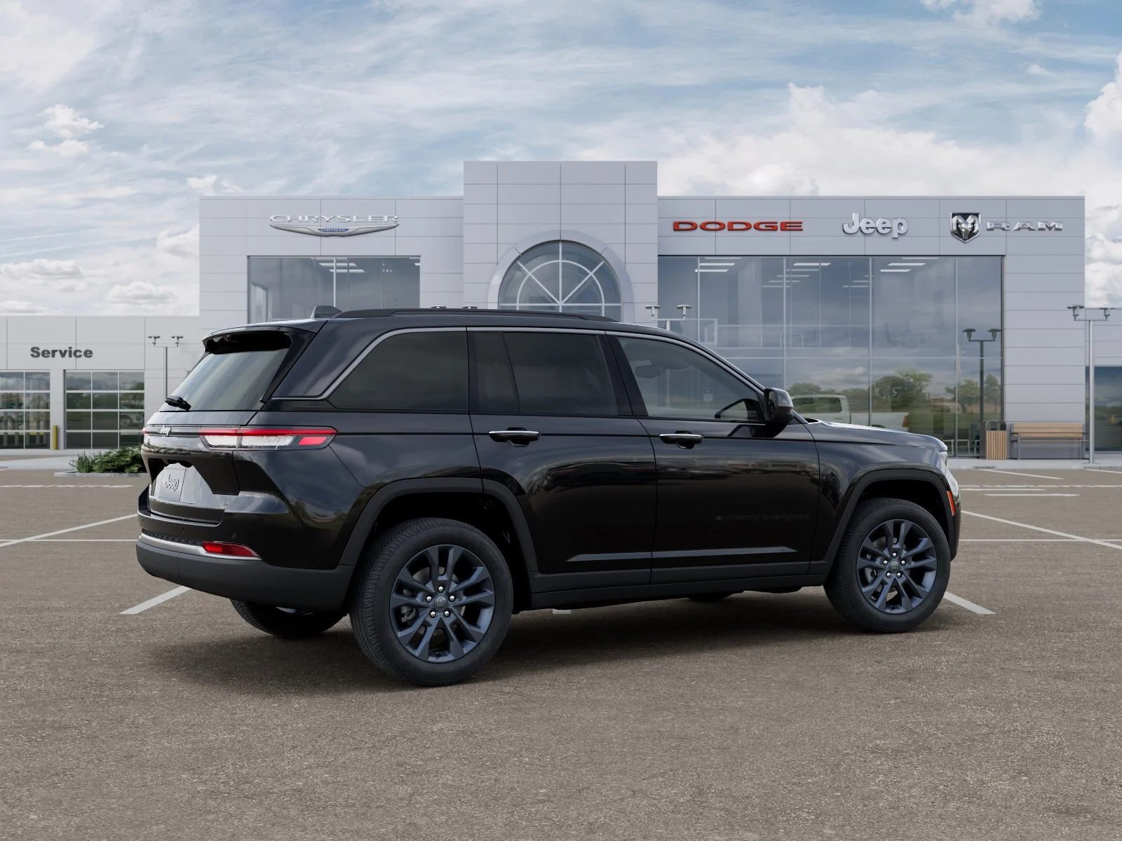 New 2026 Diamond Black Crystal Pearl-Coat Exterior Paint Jeep 85th Anniversary Edition image 35