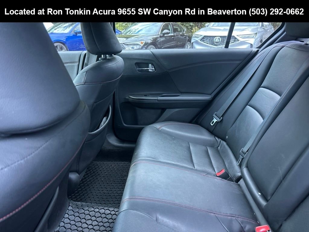 Used 2017 Crystal Black Pearl Honda Sport Special Edition image 6