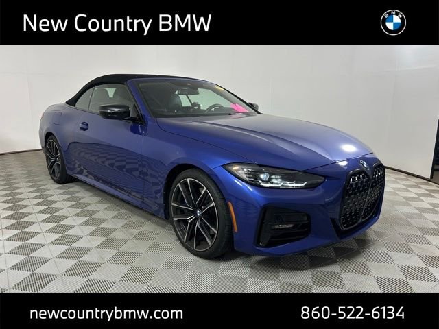 Used 2023 Portimao Blue Metallic BMW 430i xDrive image 1