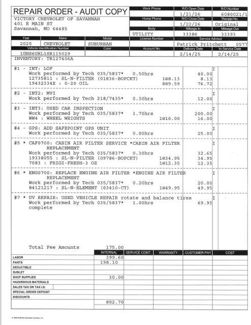 2025 Chevrolet Suburban High Country - Photo 27