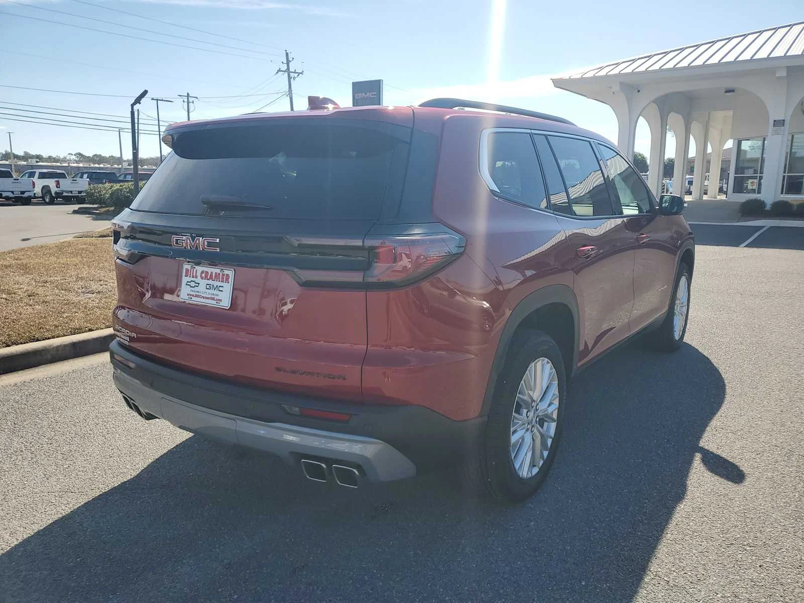 New 2025 Volcanic Red Tintcoat GMC Elevation image 6