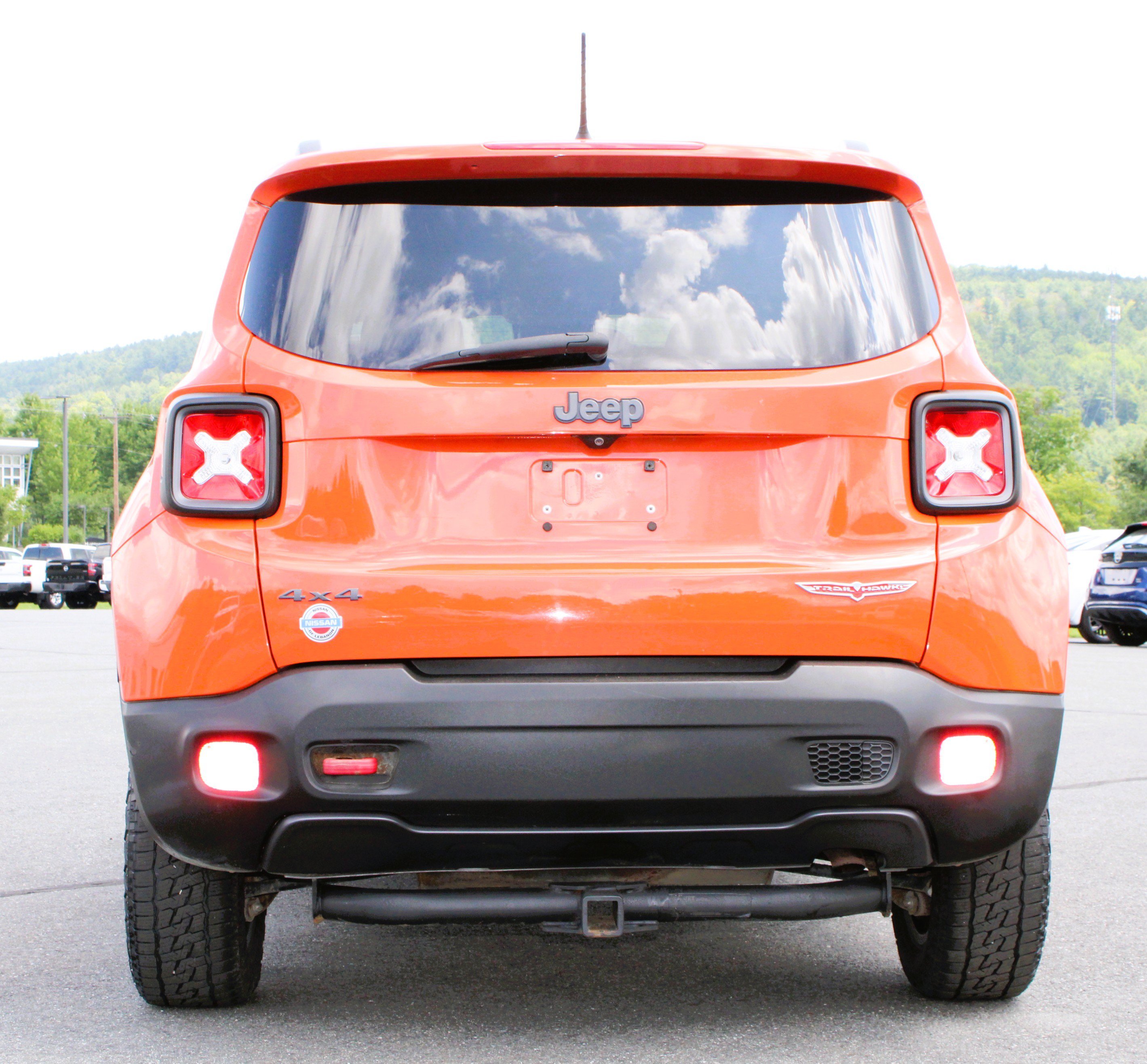 Used 2015 Omaha Orange Jeep Trailhawk image 3