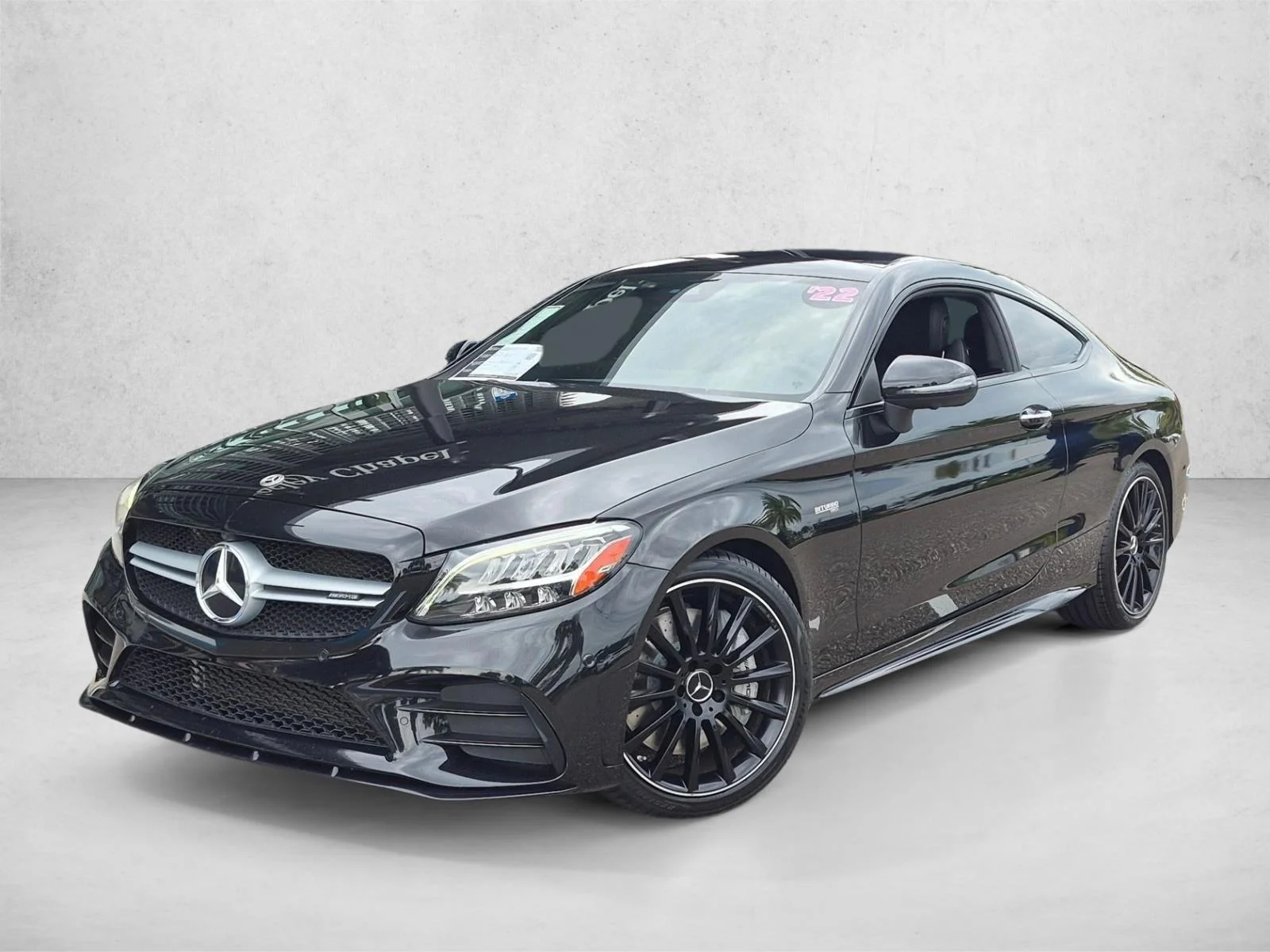 Used 2022 Obsidian Black Metallic Mercedes-Benz AMG® C 43 image 1