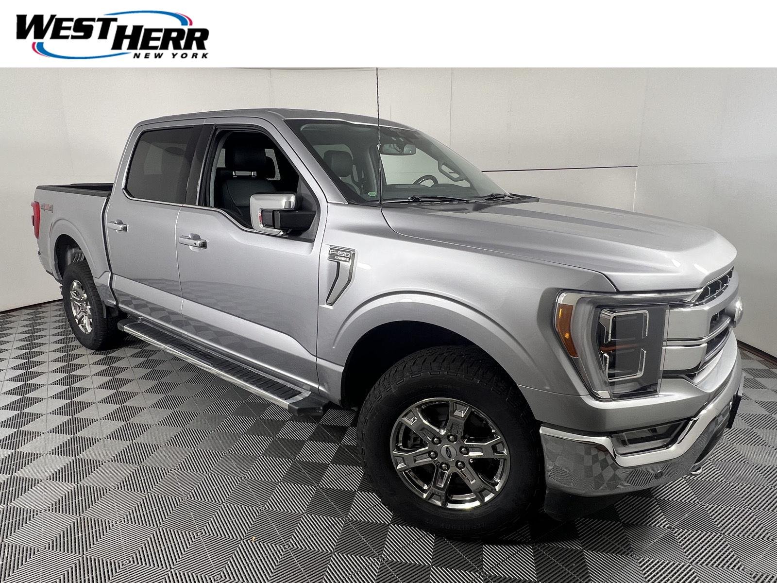 Used 2022 Iconic Silver Ford LARIAT image 1
