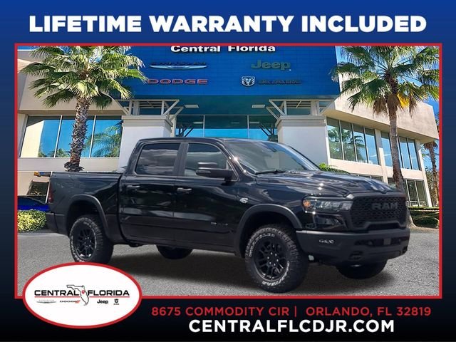 New 2026 Diamond Black Crystal Pearl-Coat Exterior Paint RAM Rebel image 1