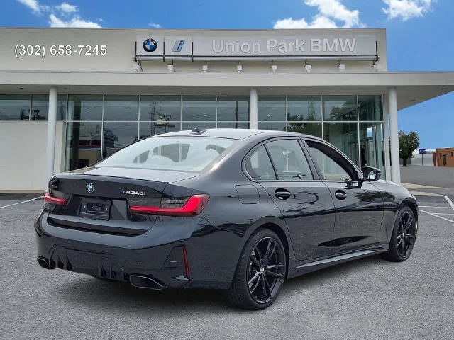 Used 2024 Black Sapphire Metallic BMW M340i xDrive image 4