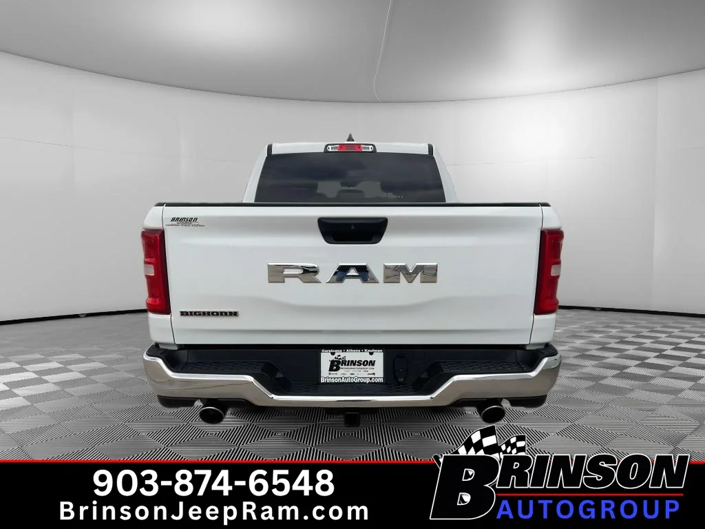 Used 2025 Bright White Clearcoat Ram Big Horn image 6