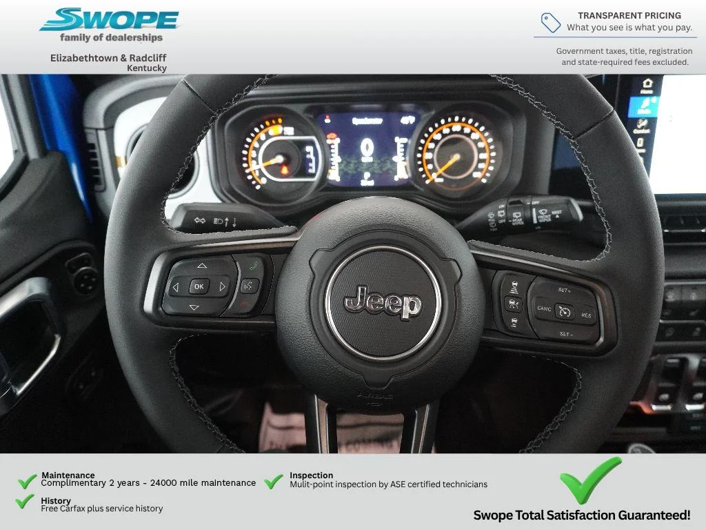 New 2026 Hydro Blue Pearl-Coat Exterior Paint Jeep Sport S image 6