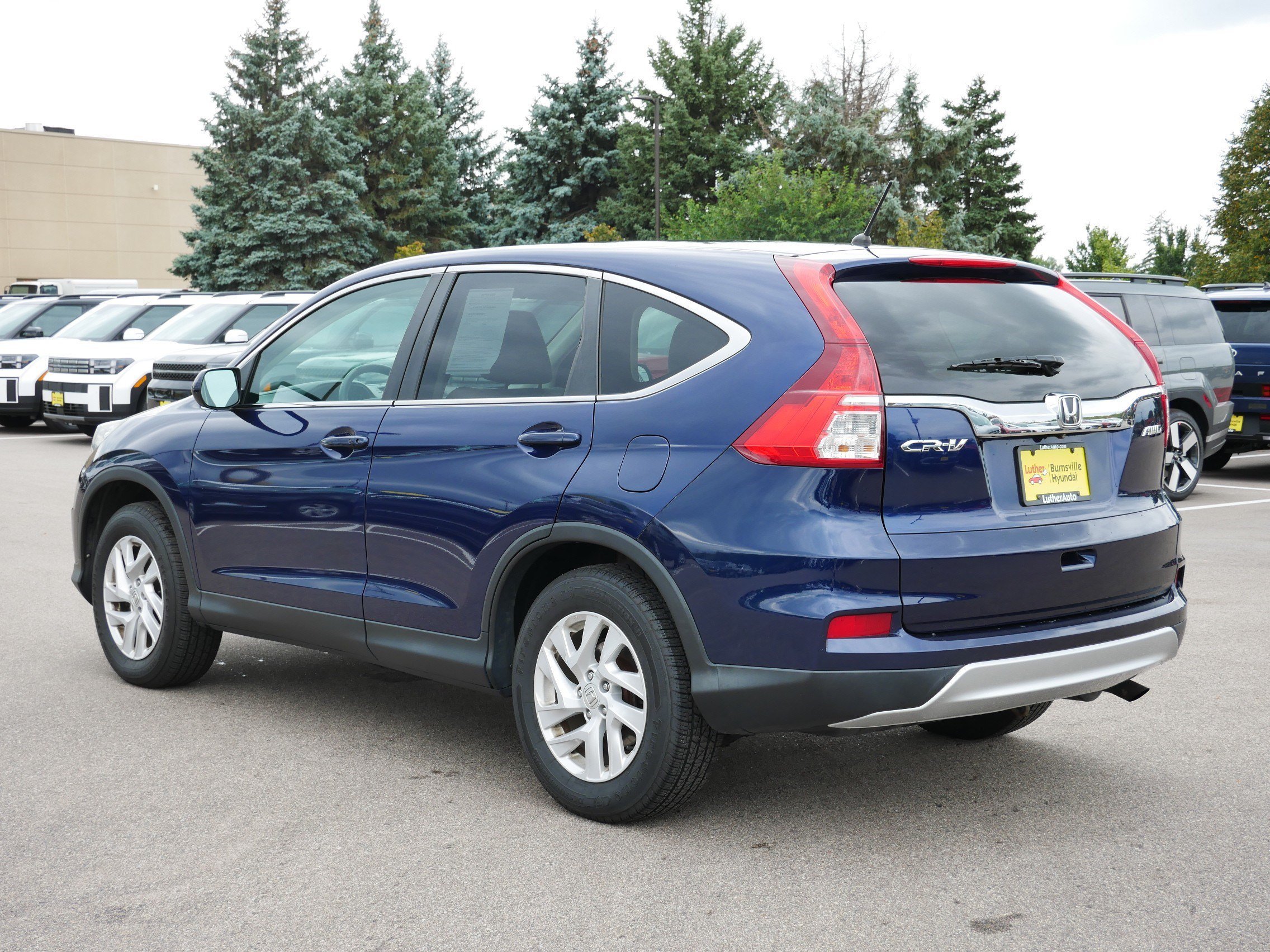 Used 2015 Blue Honda EX image 5