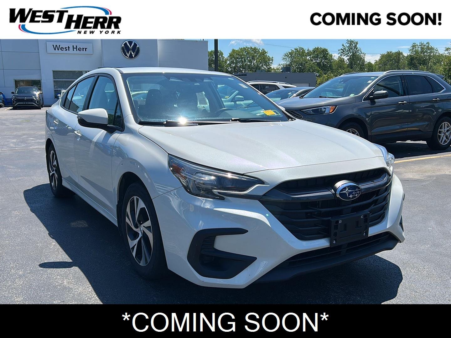 Used 2024 Crystal White Pearl Subaru Premium image 1