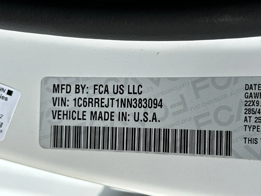 Used 2022 White Ram Laramie image 33