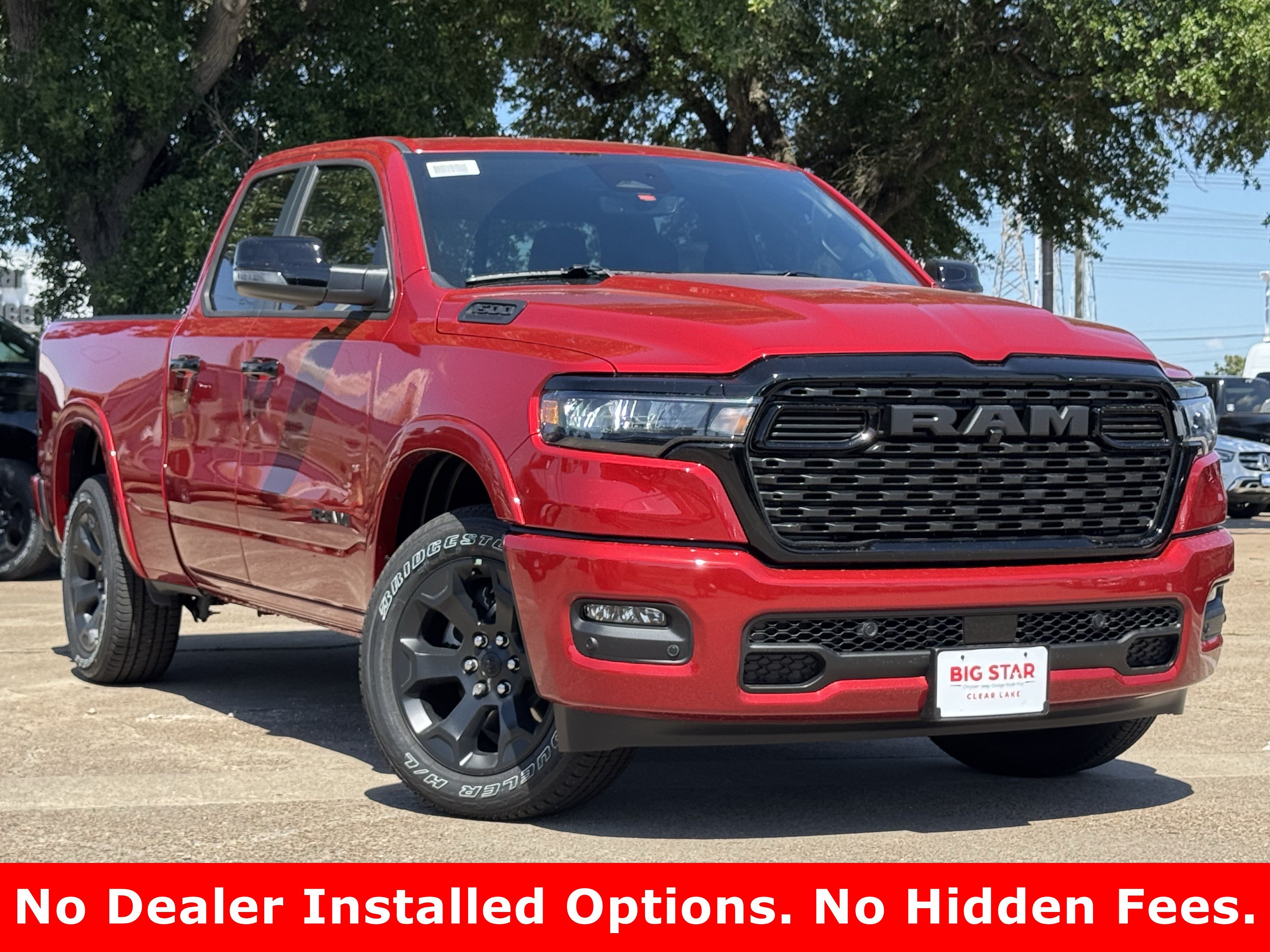 New 2026 Molten Red Pearl-Coat Exterior Paint RAM Lone Star image 2