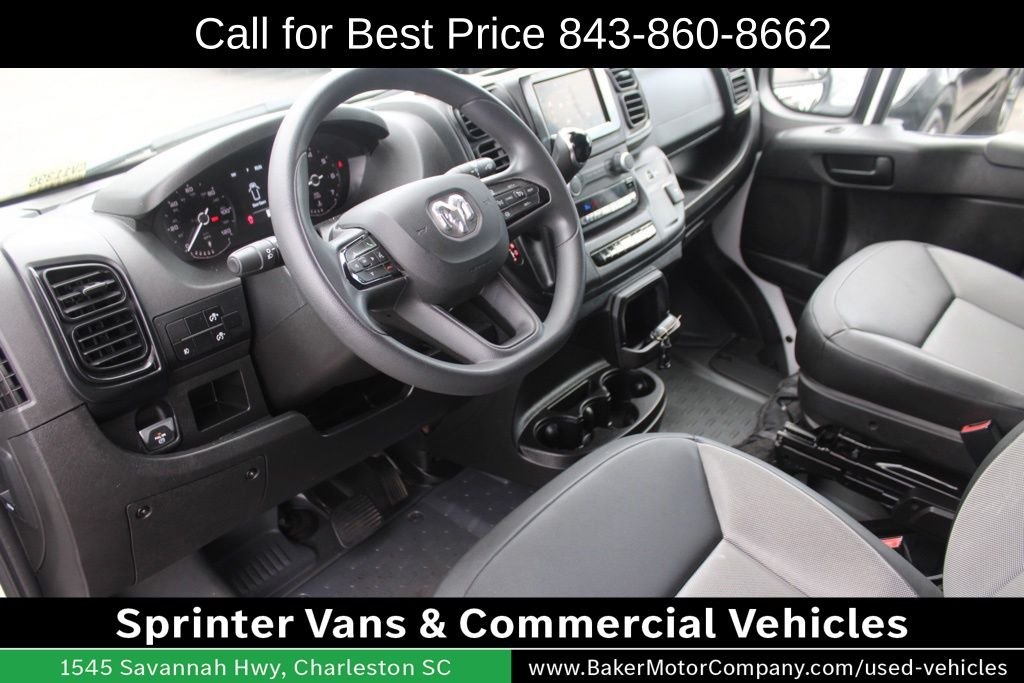 Used 2025 Bright White Clearcoat Ram High Roof image 5