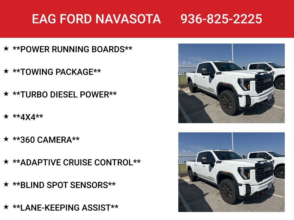 Used 2024 Summit White GMC AT4 image 3