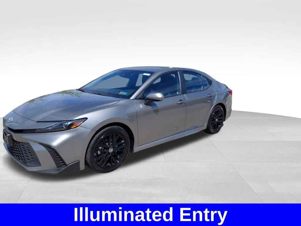Used 2025 Celestial Silver Metallic Toyota SE image 20