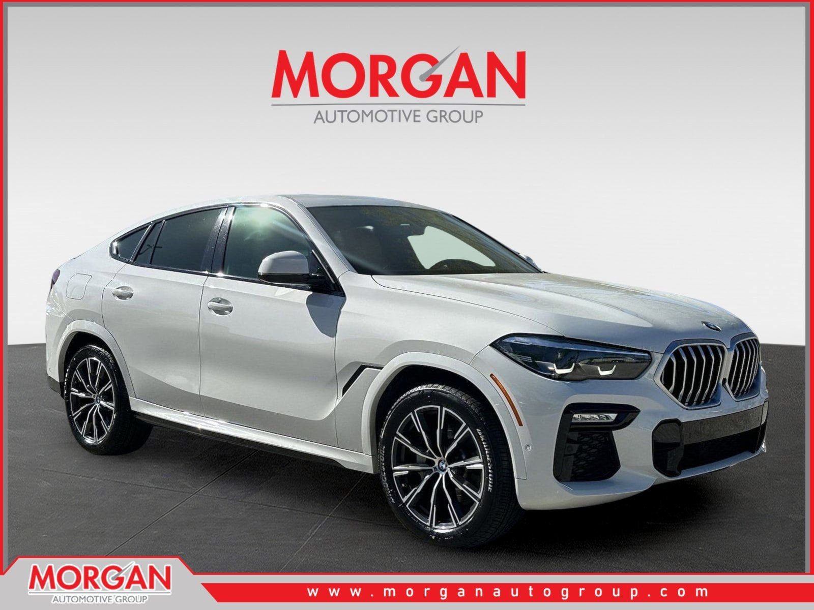 White 2021 BMW X6 sDrive40i RWD SUV / Crossover Rear-Wheel Drive