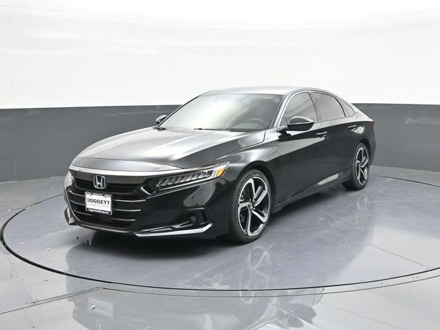 Used 2021 Crystal Black Pearl Honda Sport image 1