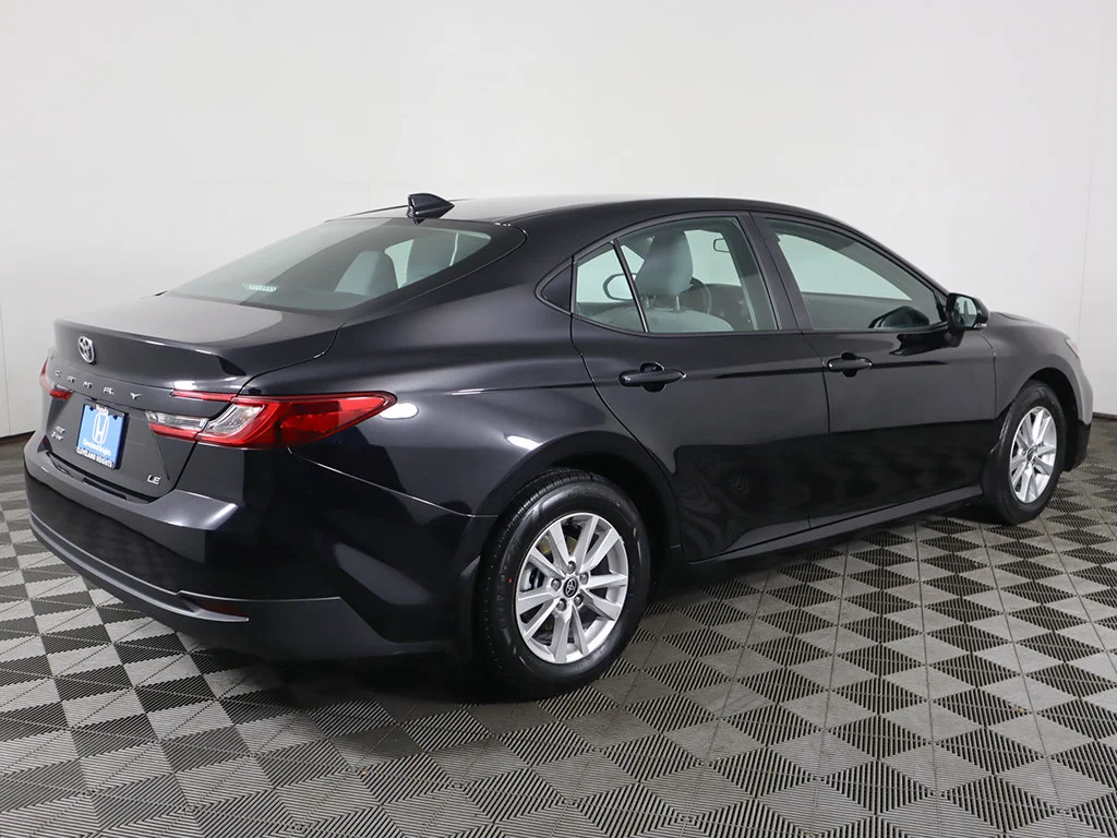 Used 2025 Midnight Black Metallic Toyota LE image 8