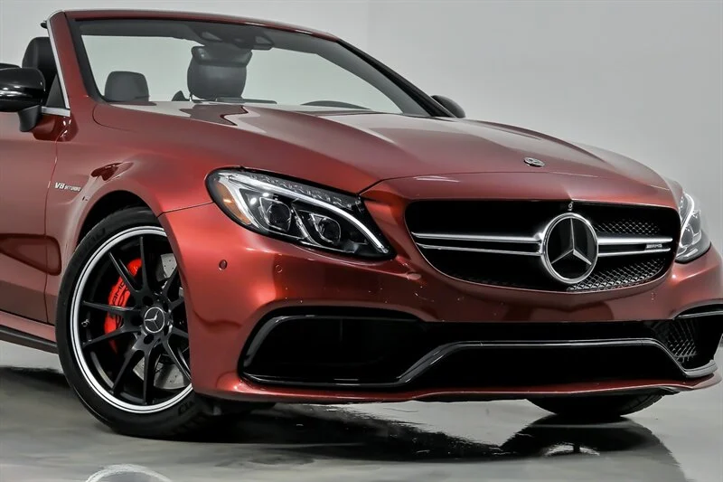 Used 2018 HYACINTH RED Mercedes-Benz AMG® C 63 S image 2