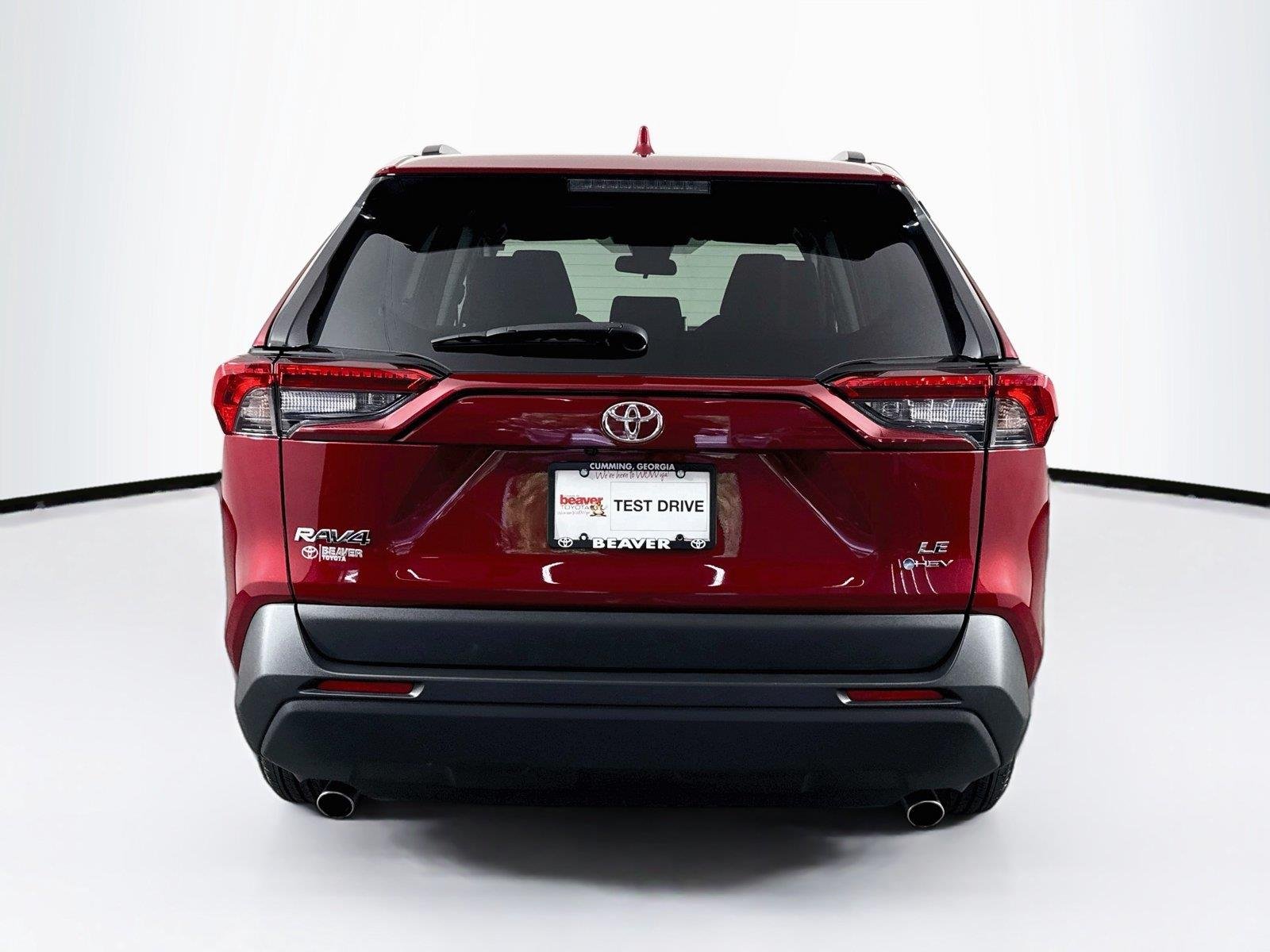 Certified Used 2025 Ruby Flare Pearl Toyota Hybrid LE image 10