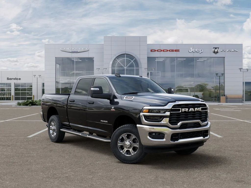 New 2026 Diamond Black Crystal Pearl-Coat Exterior Paint RAM Big Horn image 5