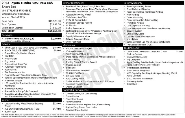 Used 2023 Lunar Rock Toyota SR5 image 14