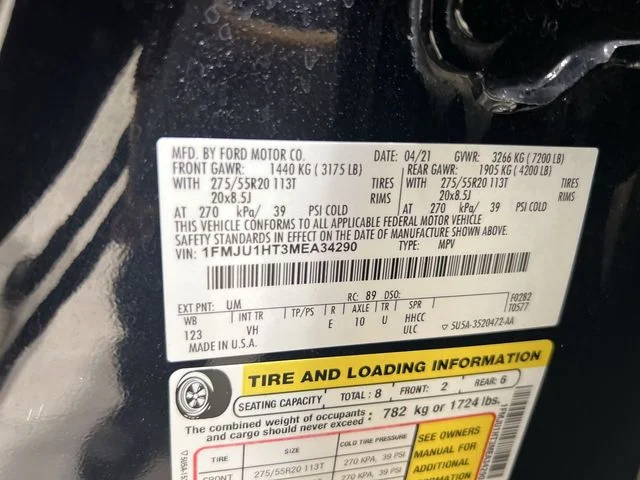Certified Used 2021 Agate Black Metallic Ford XLT image 30