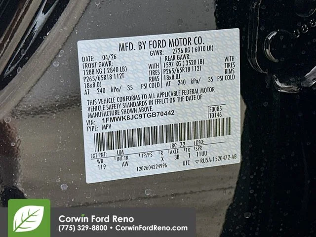 New 2026 Agate Black Metallic Ford Tremor image 37
