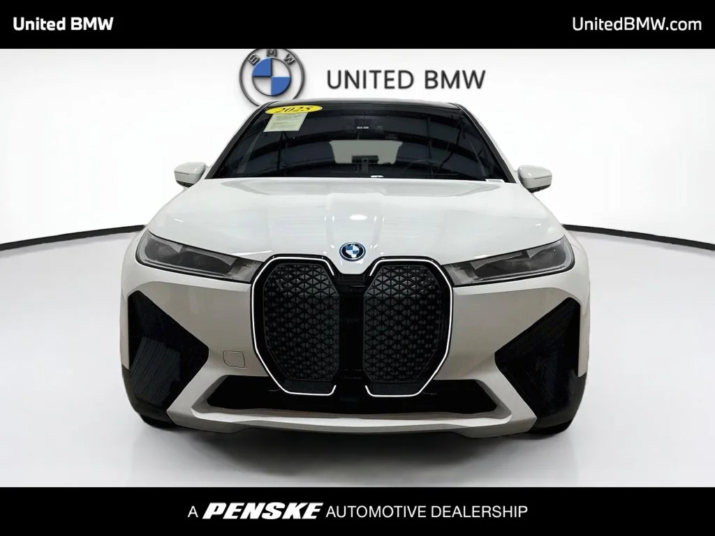 Certified 2025 BMW iX 50 with VIN WB523CF07SCT99852 for sale in Roswell, GA