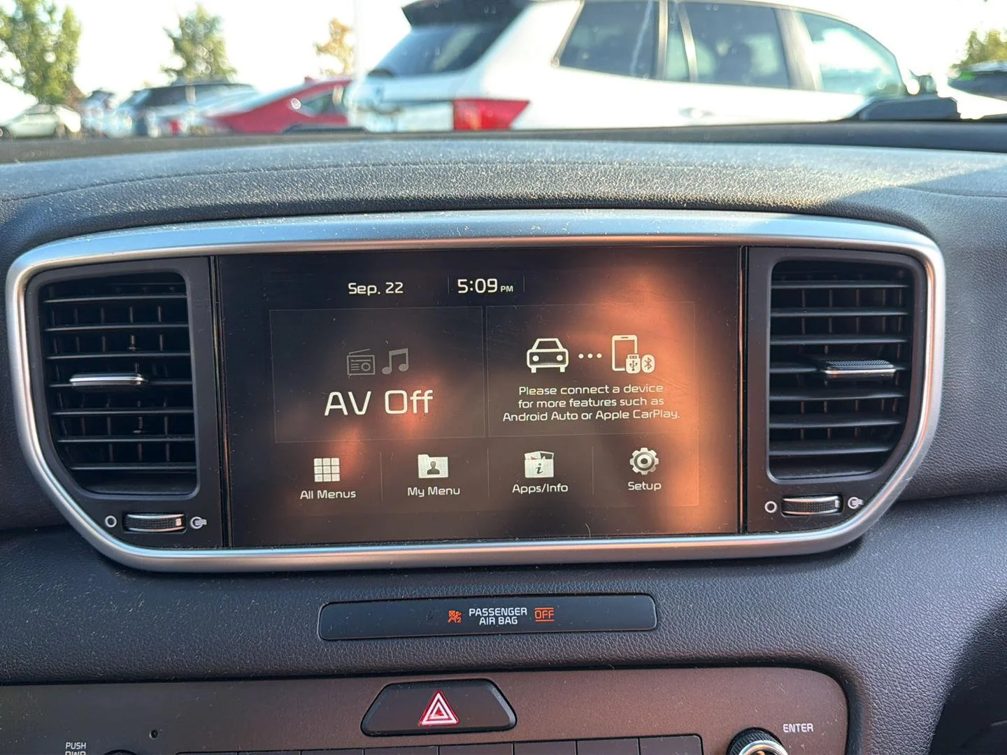 Used 2021 Sparkling Silver Kia LX image 14