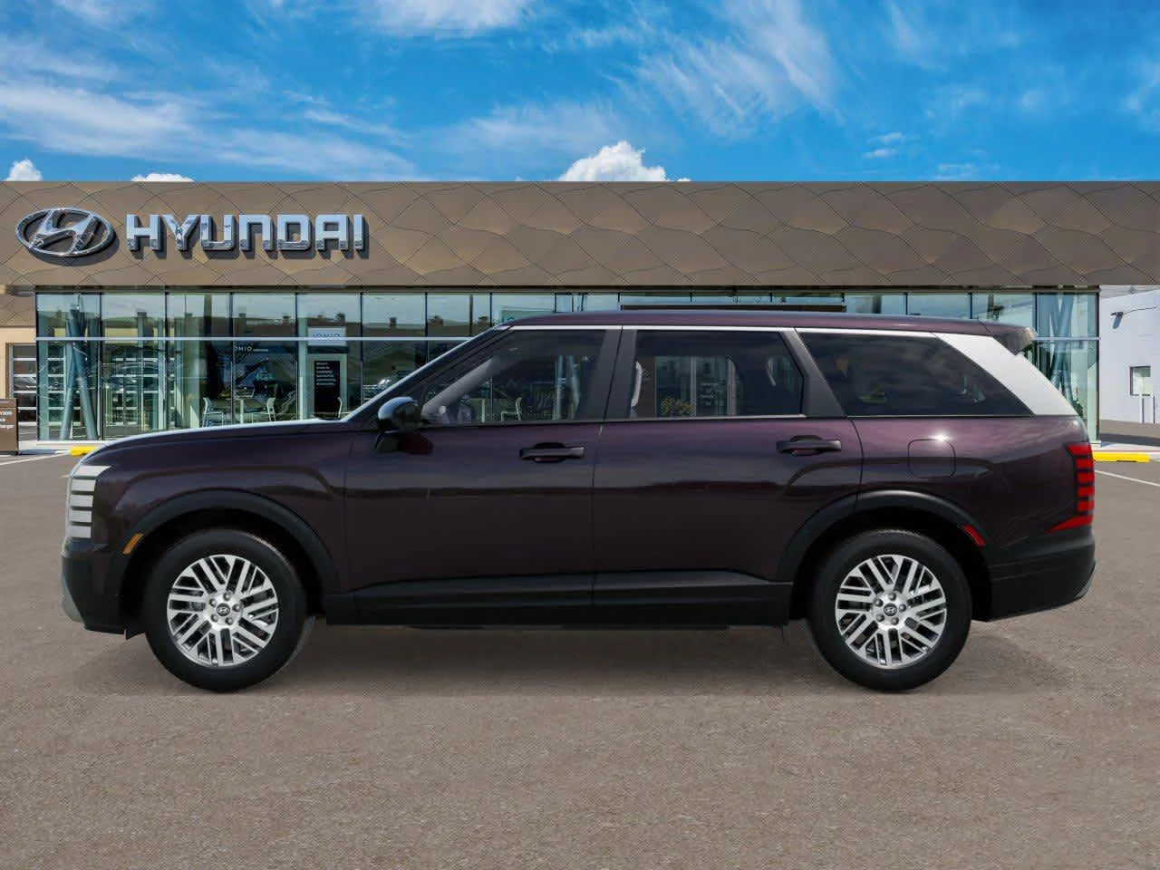 New 2026 Galaxy Maroon Pearl Hyundai SE image 3