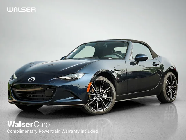 m24（感謝）/3 New 2025 Mazda MX-5 MIATA Grand Touring CONVERTIBLE in White Bear
