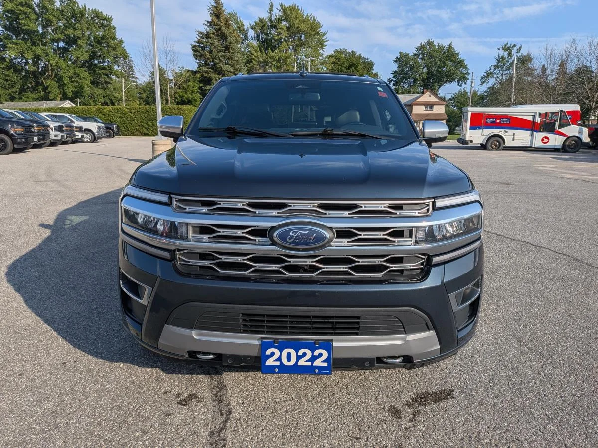 Used 2022 Blue Ford Platinum Max image 2