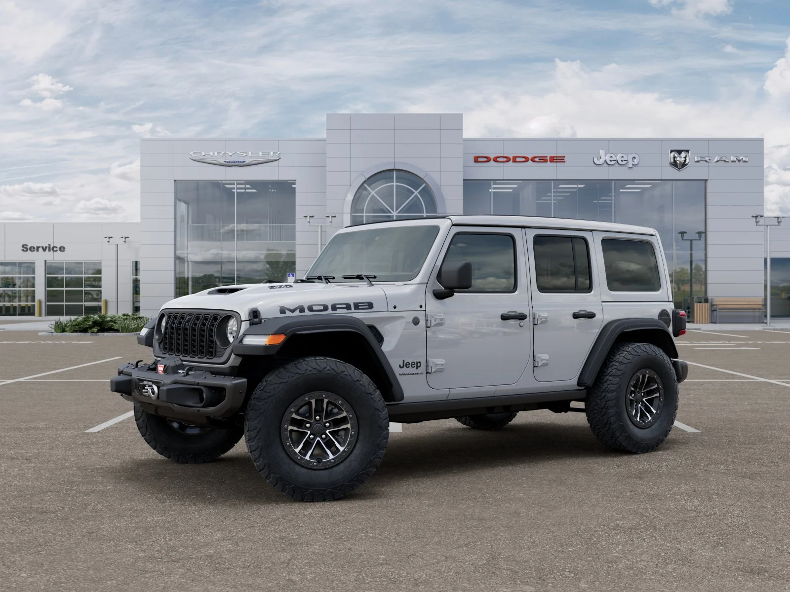 New 2026 Bright White Clear-Coat Exterior Paint Jeep Rubicon 392 image 102