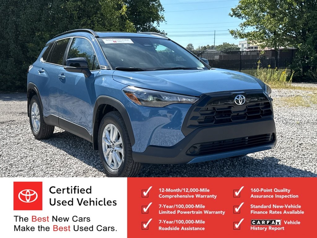 Certified Used 2026 Cavalry Blue Toyota LE image 1