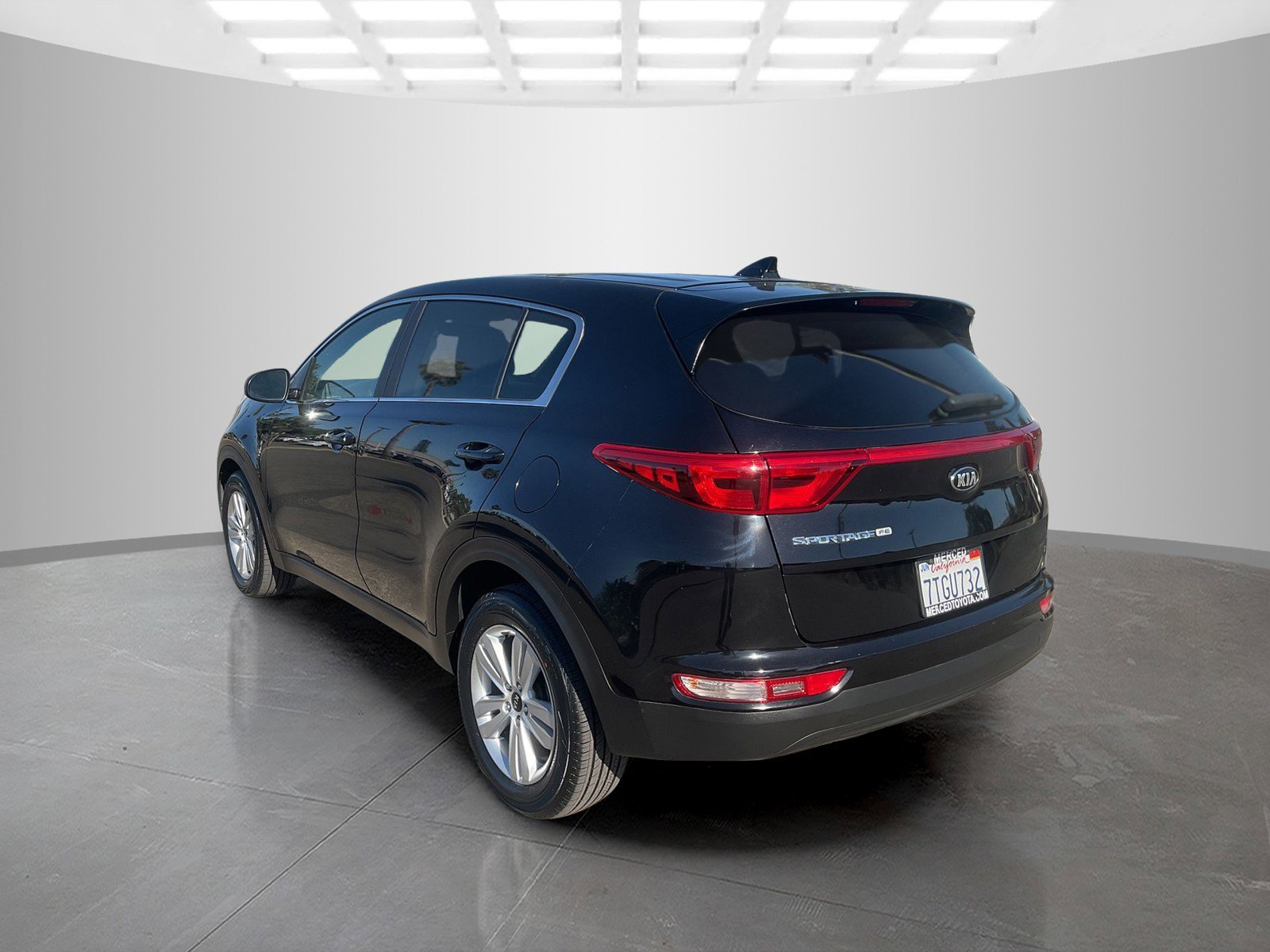 Used 2017 Black Cherry Kia LX image 3