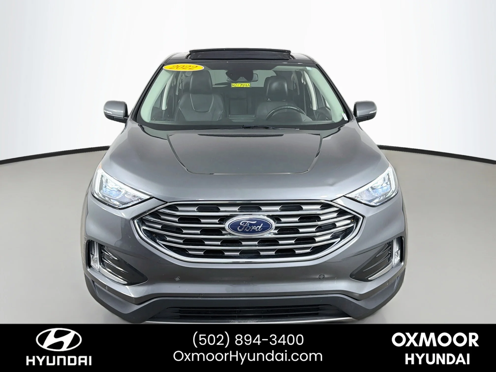 Used 2022 Carbonized Gray Metallic Ford Titanium image 2