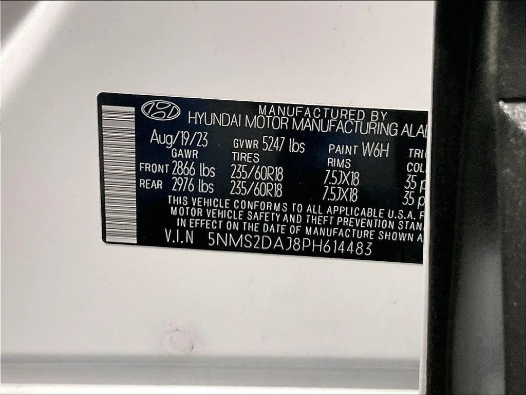 Used 2023 White Hyundai SEL image 35