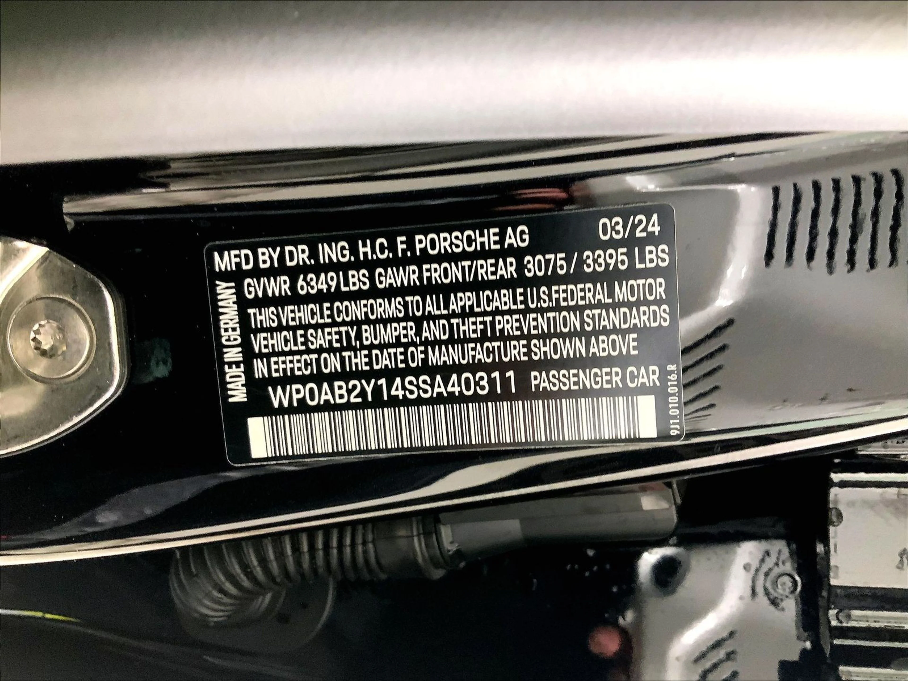 Used 2025 Black Porsche 4S image 18