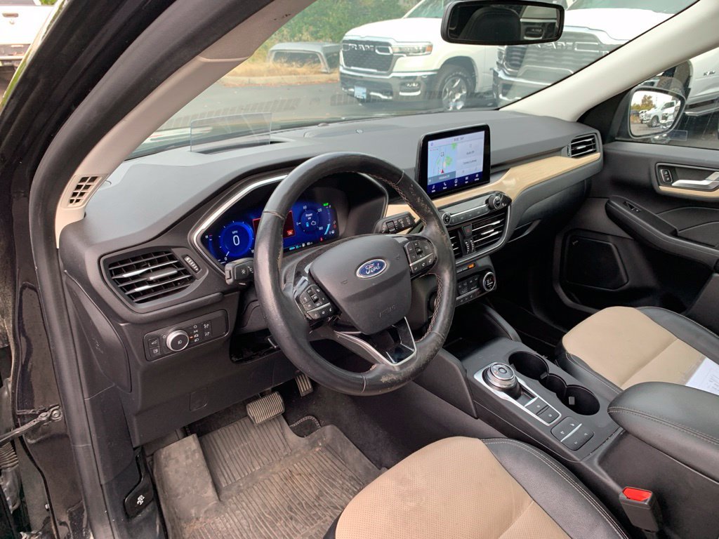Used 2021 Black Ford Titanium image 9
