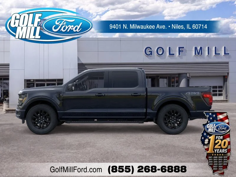 New 2026 Agate Black Metallic Ford XLT image 2