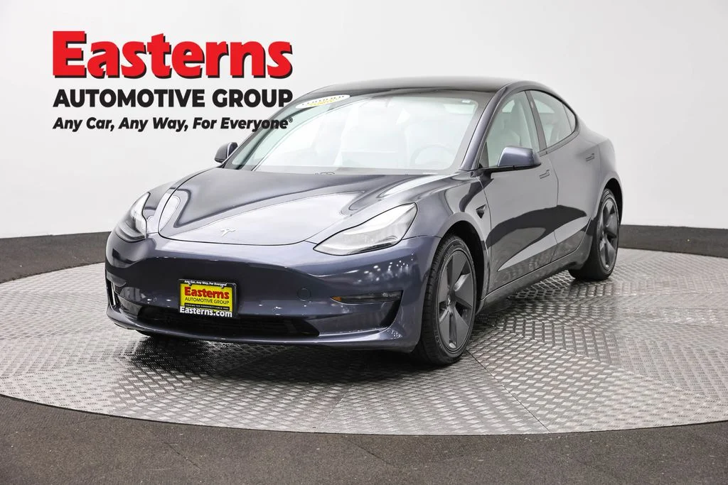 Used 2021 Gray Tesla Long Range image 1