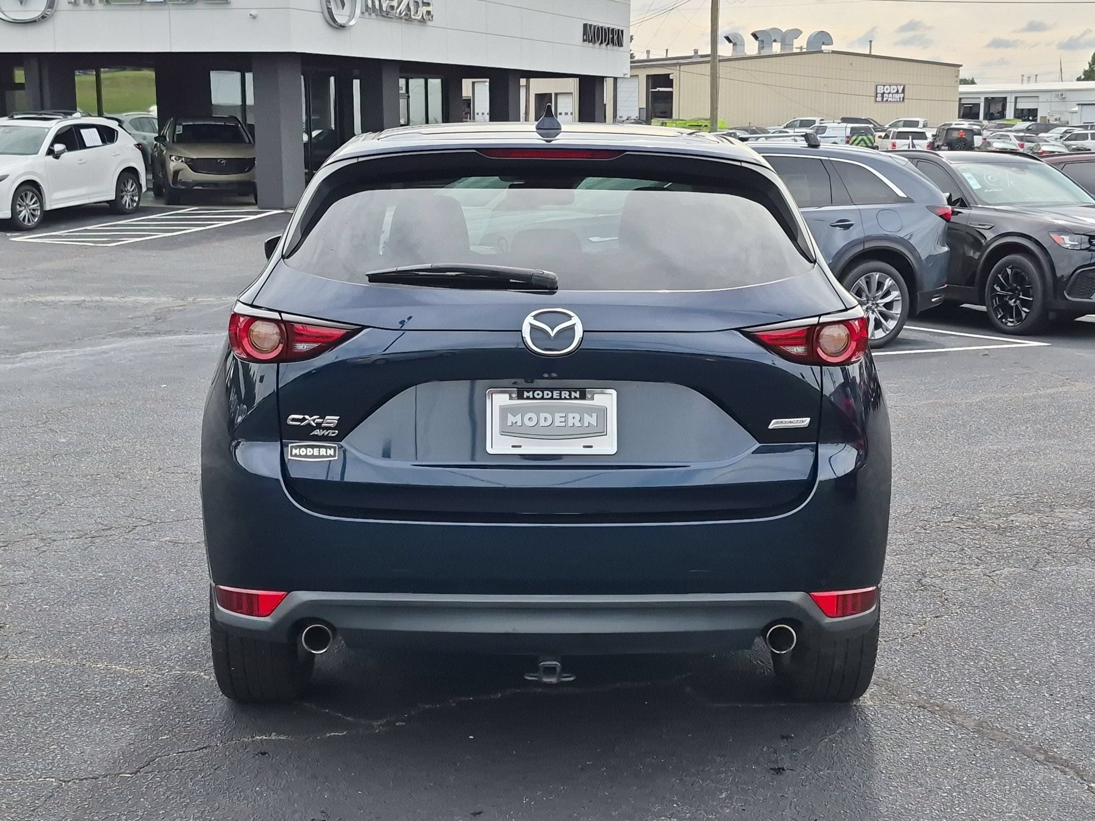 Used 2019 Deep Crystal Blue Mica Mazda Grand Touring Reserve image 4