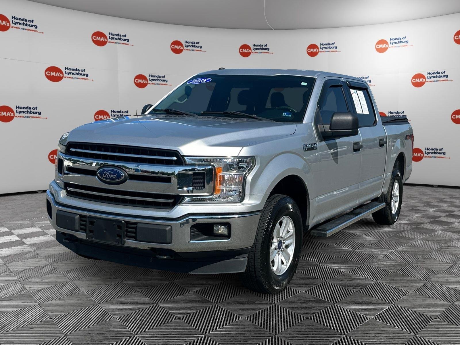 Used 2018 Ingot Silver Metallic Ford XLT image 1