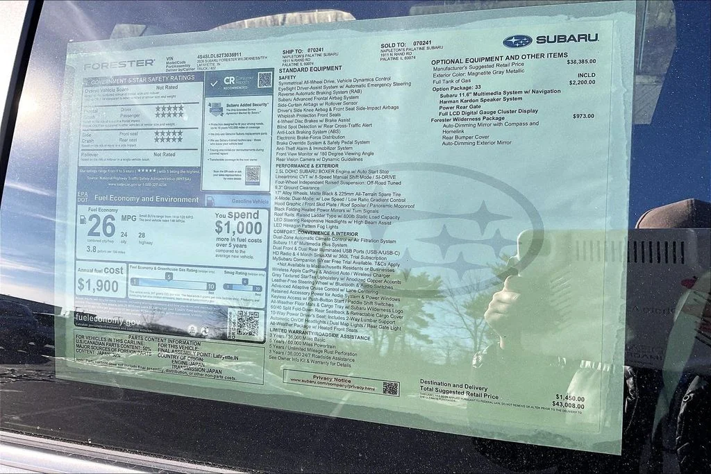 New 2026 MAGNETITE GRAY METALLIC Subaru Wilderness image 14