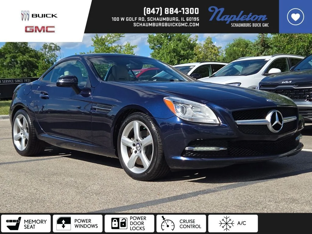 Used 2012 Blue Mercedes-Benz SLK 250 image 1