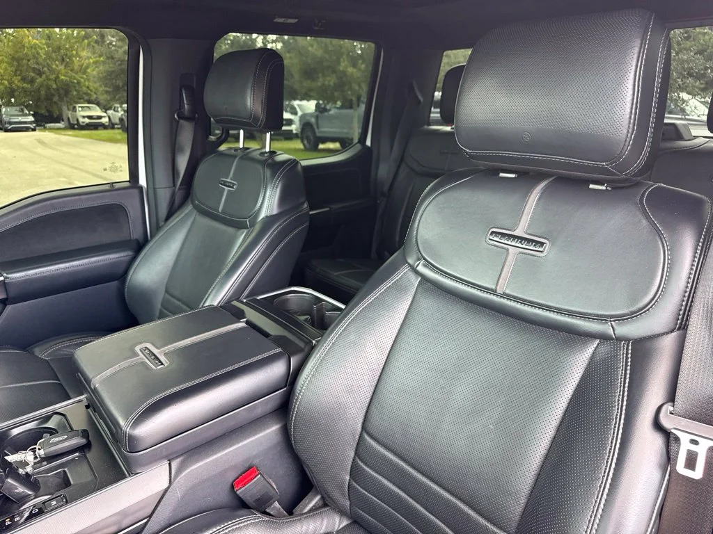 Used 2023 White Metallic Ford Platinum image 10