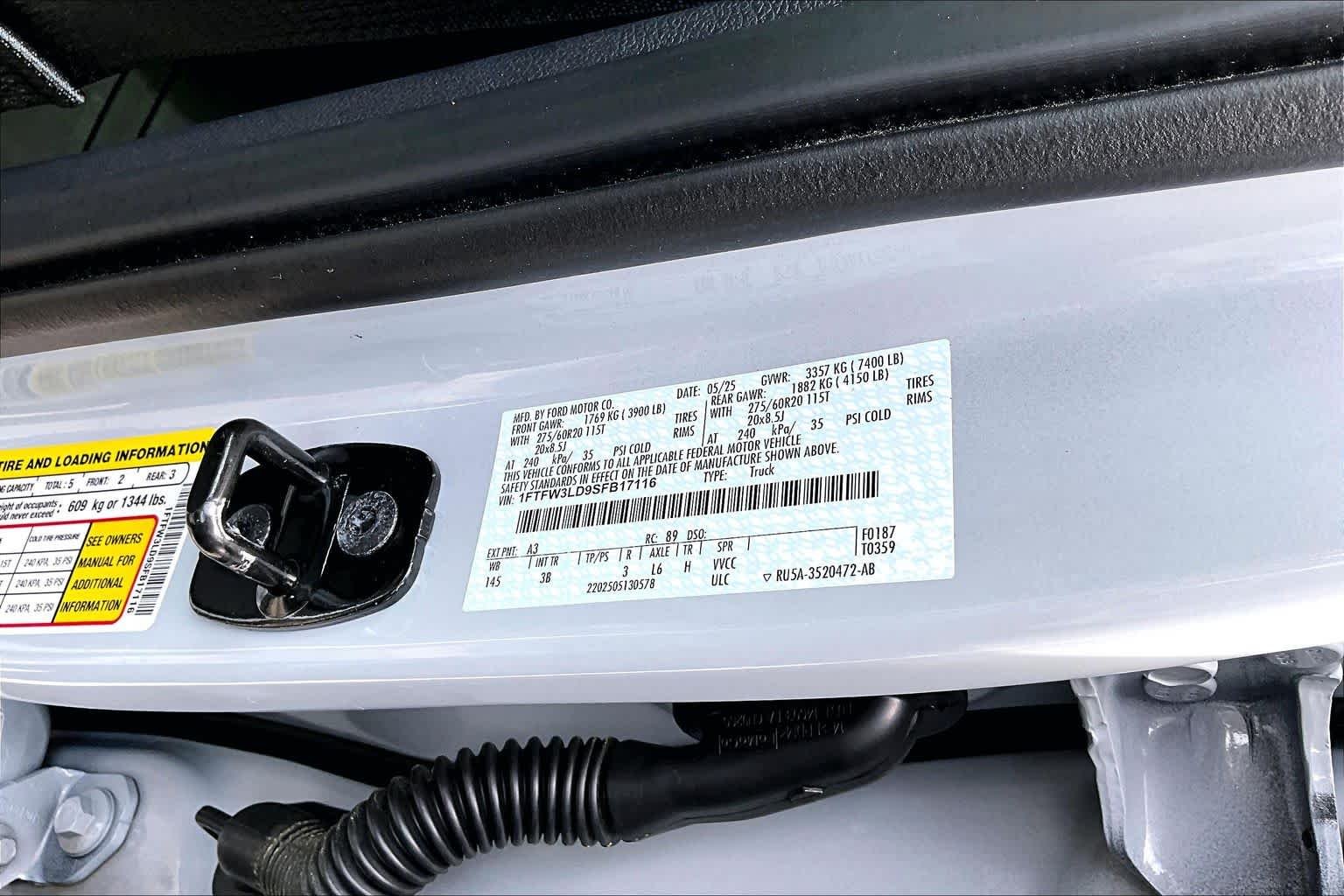 Certified Used 2025 Space White Metallic Ford XLT image 34